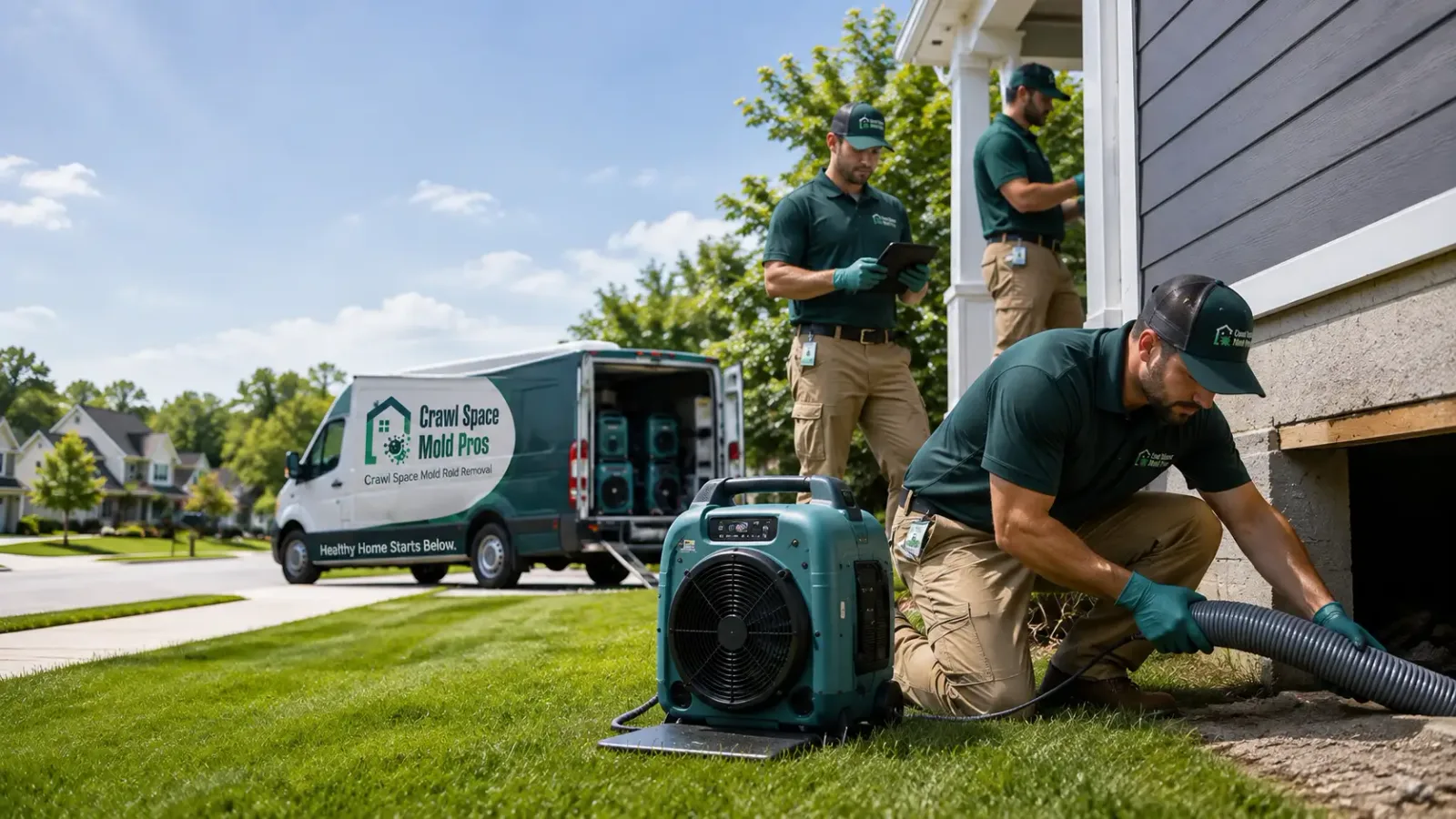 Crawl Space Mold Removal in Augusta, KS